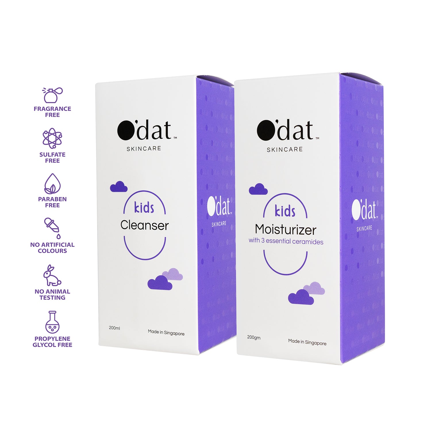 Kid's Moisturizer & Cleanser Bundle – O’dat Skincare